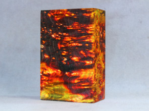 Stabilized Maple Burl Wood Mod Block